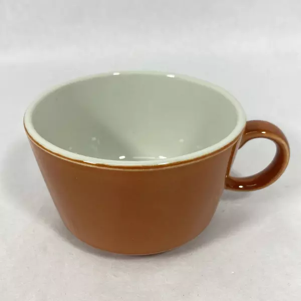 Set of 4 Vintage Franciscan Pottery Terra Cotta Cups And Saucers