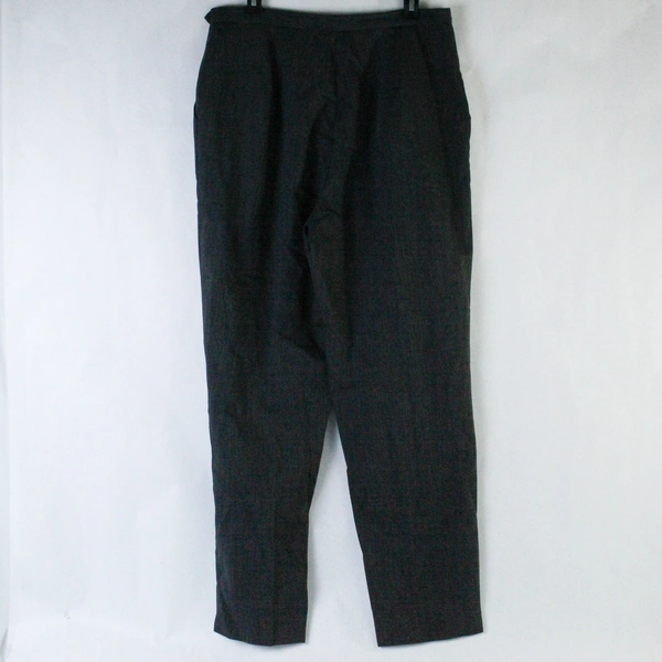 Vintage David N Tapered Grey Pants Women's Sz 14 High Waist Polyester Blend