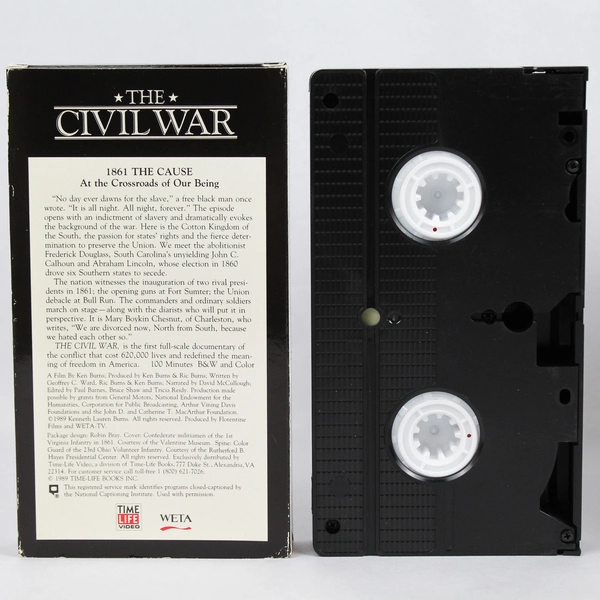 The Civil War 9 VHS Tape Set 1990 Time Life Video Historical Series