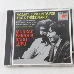 Mozart Concertos for 2 Pianos CD Murray Perahia & Radu Lupu Pre-owned
