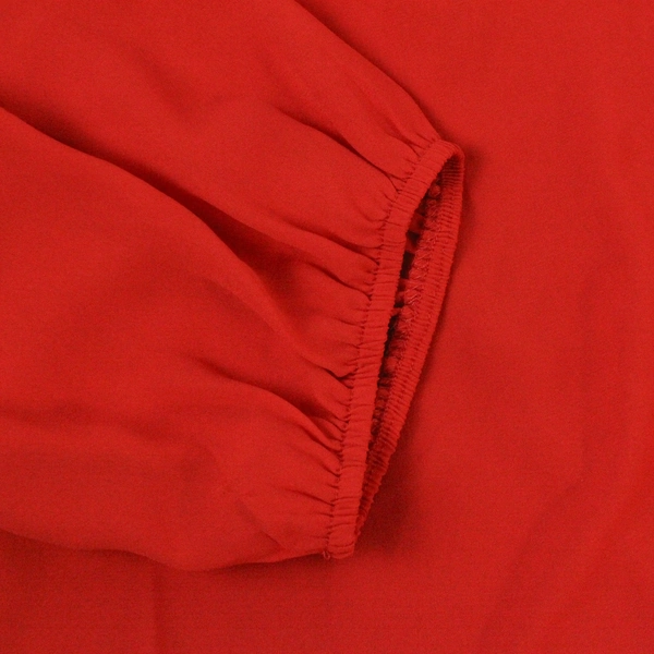 Sami & Jo Shirt Top Blouse Women's XL Tangerine Orange 3/4 Sleeves