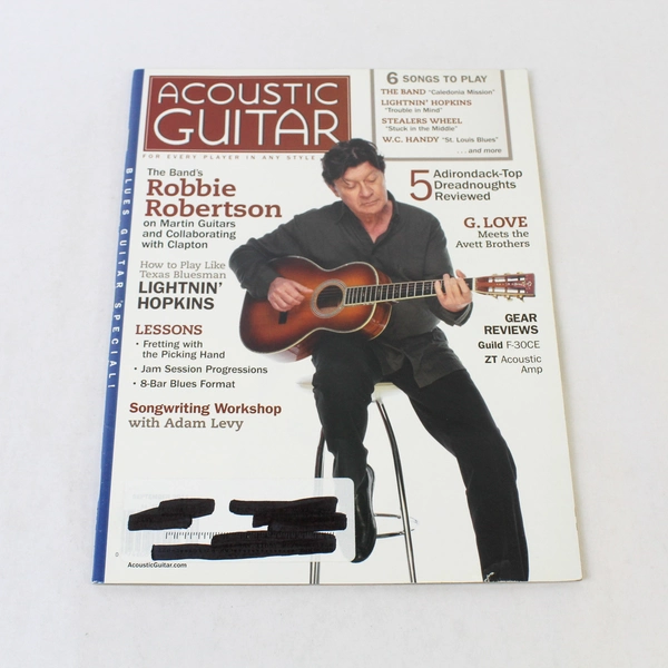Acoustic Guitar Magazine September 2011 Robbie Robertson Adam Levy