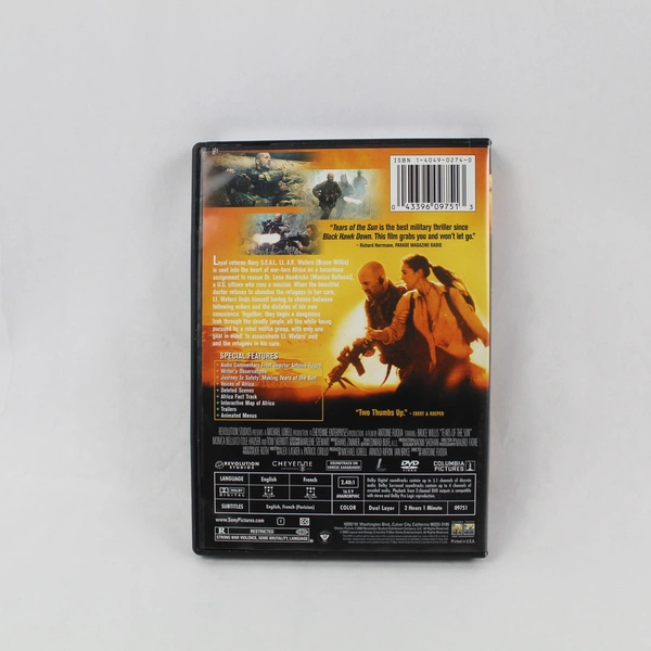 Tears of the Sun DVD 2003 Special Edition Bruce Willis Monica Bellucci