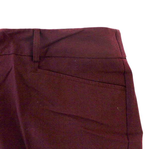 Dressbarn Petite Women's Burgundy Straight Leg Slacks Size 16P