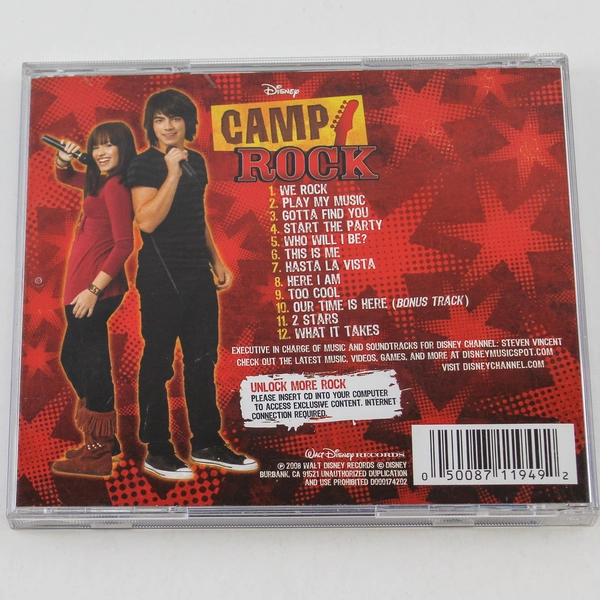 Camp Rock Soundtrack CD 2008 Walt Disney Records Good Pre-Owned Condition