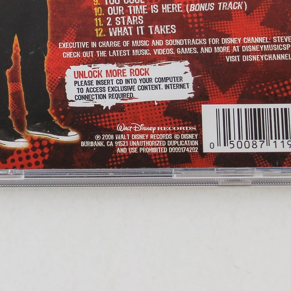 Camp Rock Soundtrack CD 2008 Walt Disney Records Good Pre-Owned Condition