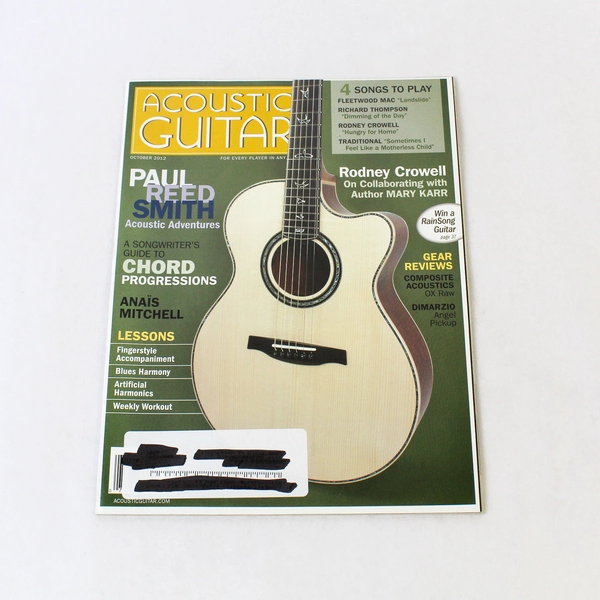 Acoustic Guitar Magazine October 2012 Paul Reed Smith Chord Progressions