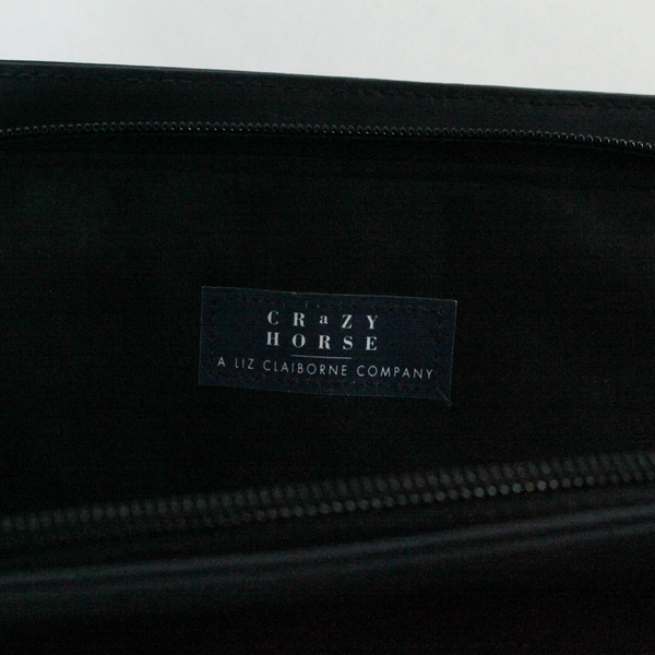 Vintage Crazy Horse Navy Blue Crossbody Bag Purse Faux Leather Adjustable Strap