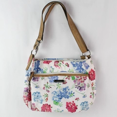 Rosetti Pink & Blue Floral Print Women's Handbag Purse