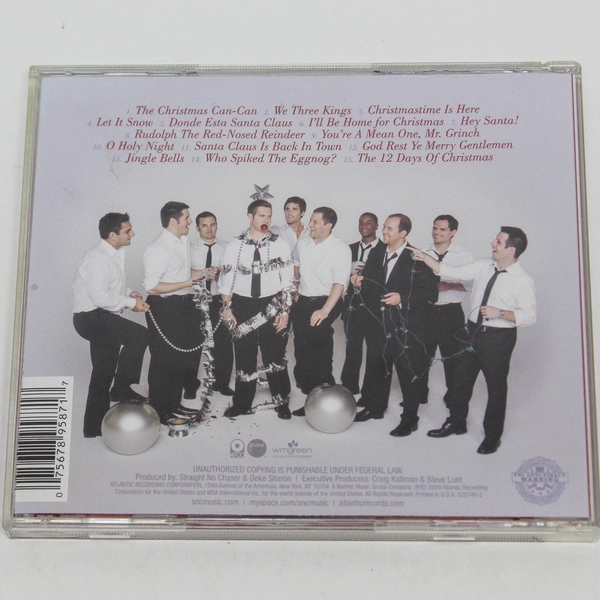 Straight No Chaser Christmas Cheers CD Atlantic Recording Cracked Case