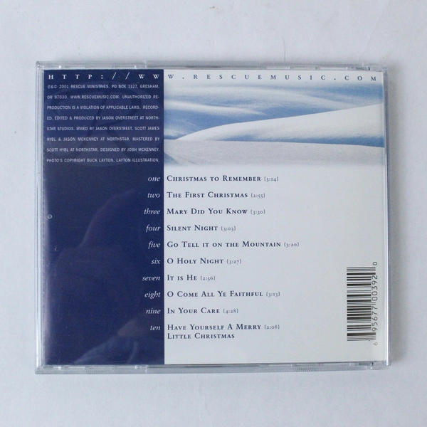 Rescue The First Christmas CD 2001 Pop Vocal Music Good Pre-Owned Condition