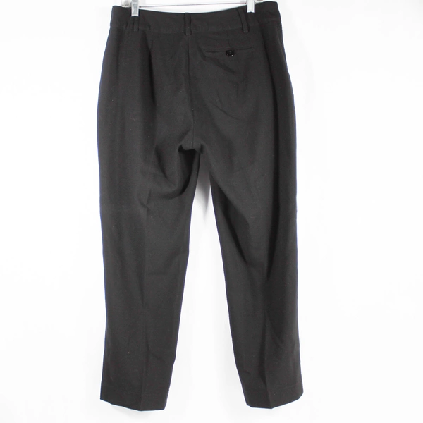 WD NY Women's Size 10 Black Slacks Pants with Zipper Pockets, Good Condition