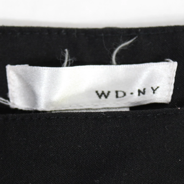WD NY Women's Size 10 Black Slacks Pants with Zipper Pockets, Good Condition