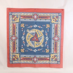 Vtg Wamcraft Colorfast Southwestern Tribal Bandana Handkerchief 31" USA