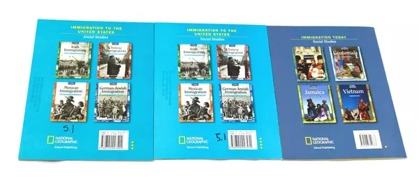 Lot of 3 National Geographic Children's Books Ukraine Jewish Mexican PB