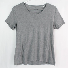 Croft & Barrow Classic Tee Gray Short-Sleeved T-Shirt Women's Size Medium