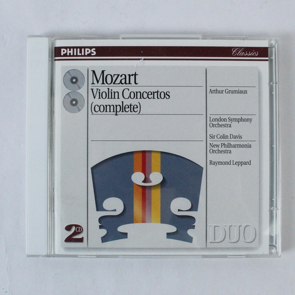 Violin Concertos 1-5 by Mozart Grimiaux Davis Lso CD 1993 Philips Classics