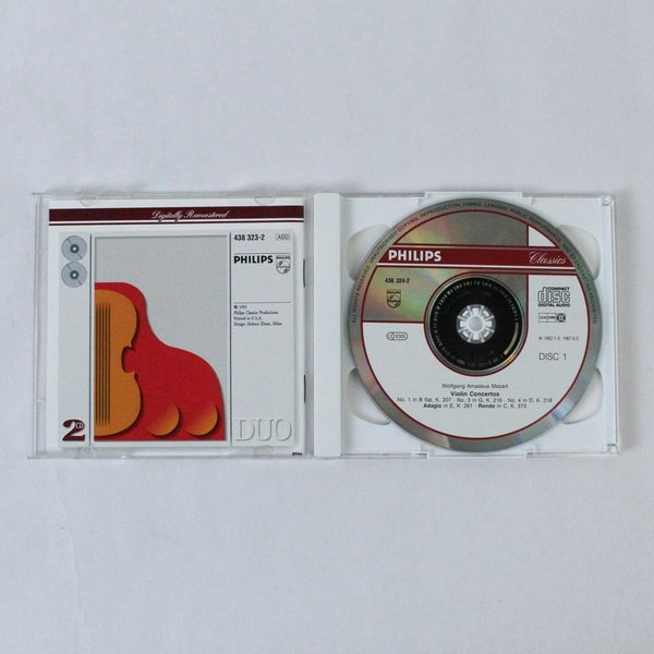 Violin Concertos 1-5 by Mozart Grimiaux Davis Lso CD 1993 Philips Classics