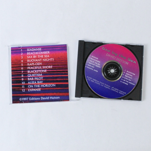 David Hutson Sax By The Sea CD 1997 Saxophone Los Angeles