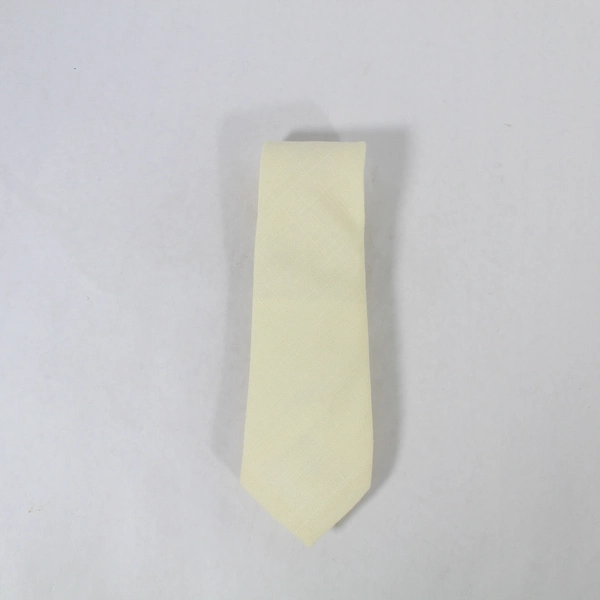 Vintage Claybrooke Meier And Frank Woven Men's Neck Tie Pointed Cream