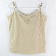 A New Approach Nude Cotton Camisole Top Women's Size XL