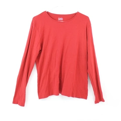 Croft & Barrow Women's Classic Tee Red Size L Pre-Owned Tiny Hole