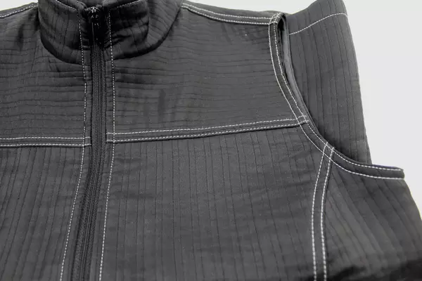 Chico's Vest Jacket Women's Size 1 Sleeveless Full Zip Pockets Black
