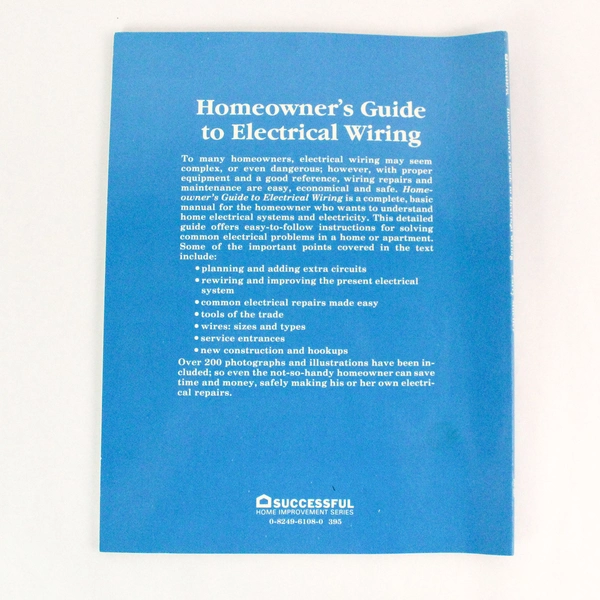 Homeowner's Guide to Electrical Wiring Larry Mueller 1981 Paperback Book