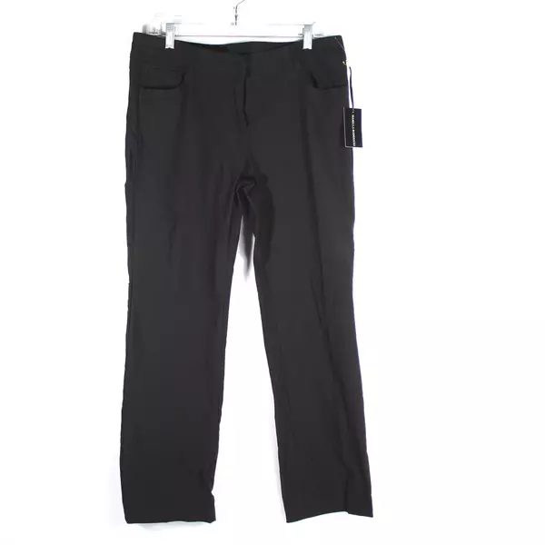 Isabella Rodriguez Pants Slacks Women's Size 10 Black Straight Leg