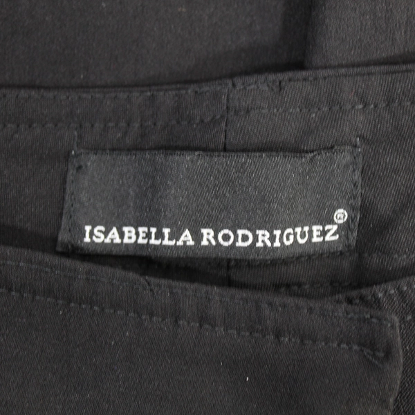 Isabella Rodriguez Pants Slacks Women's Size 10 Black Straight Leg