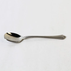 A Towle Matte Satin Finish Sugar Spoon Santa Barbara Pattern
