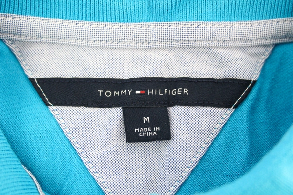 Tommy Hilfiger Blue Collared Half-Button Polo Women's Size Medium