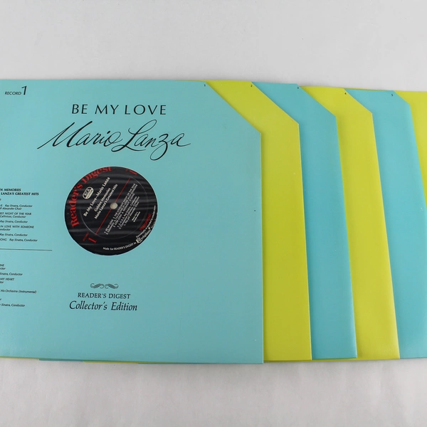 Vtg Reader's Digest 6 Record Set Be My Love Mario Lanza 1968 As Is