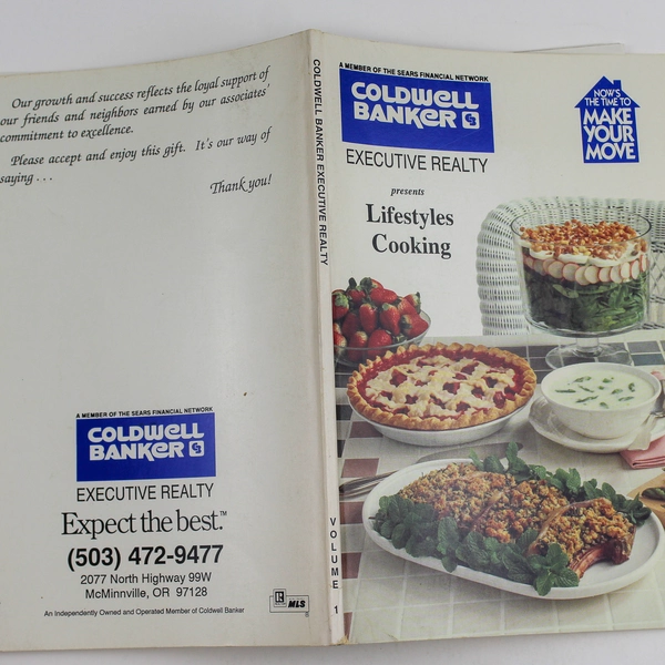 Coldwell Banker Presents Lifestyles Cooking Success Prospecting Systems PB Book