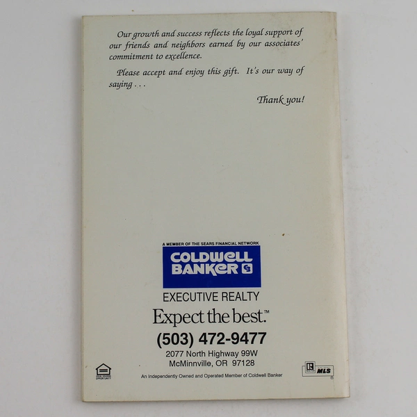 Coldwell Banker Presents Lifestyles Cooking Success Prospecting Systems PB Book