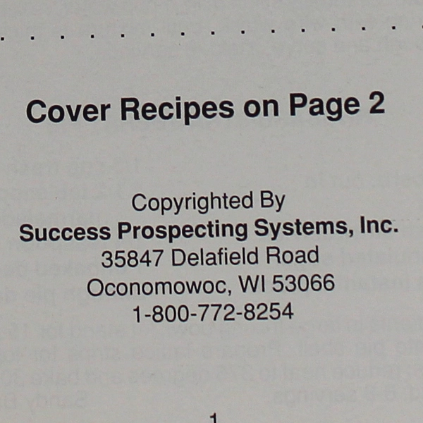 Coldwell Banker Presents Lifestyles Cooking Success Prospecting Systems PB Book