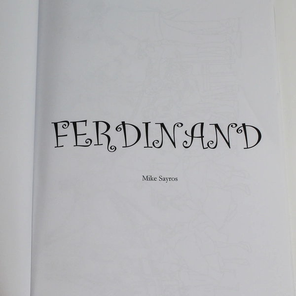 Ferdinand Mike Sayros Coloring Book  Blue Sky Studios Paperback Copyright 2018