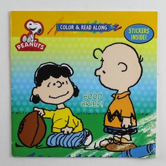 Peanuts Good Grief Color & Read Along Book by Charles Schulz Pre-Owned