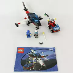 Lego Set 3439 Spy Runner Missing Two Pieces Includes Minifigs