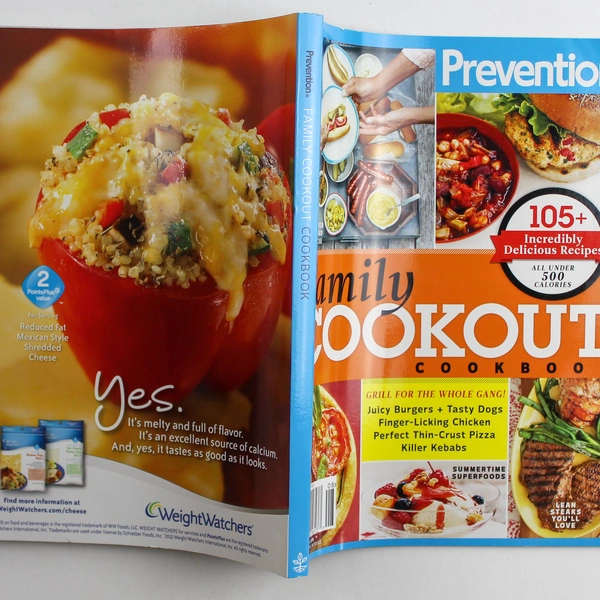 Prevention Family Cookout Cookbook 105 Delicious Low-Calorie Recipes