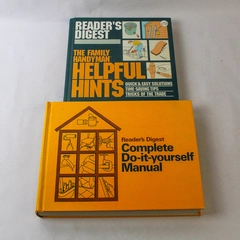 Lot Of 2 Readers Digest Books Complete Do-It-Yourself Manual Family Handyman HC