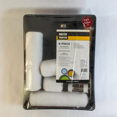 Master Painter 8 Piece Roller Brush & Tray Set Sealed for Semi-Smooth Surfaces