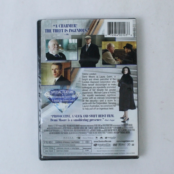 Flawless DVD 2008 Magnolia Home Entertainment Sealed Michael Caine Demi Moore
