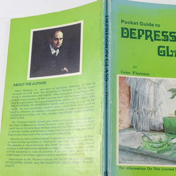 Pocket Guide to Depression Glass by Gene Florence 1979 Paperback Book