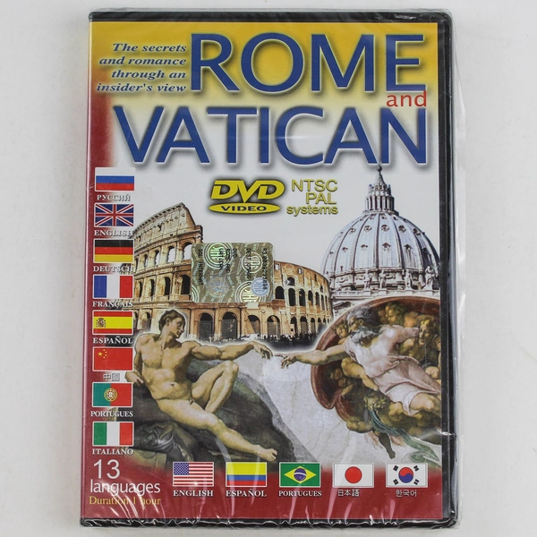 Rome and Vatican DVD 13 Languages 1 Hour Factory Sealed SGL International