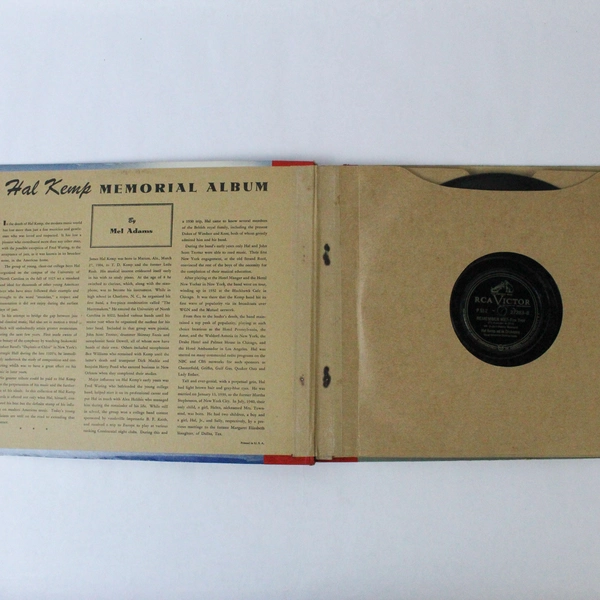 Hal Kemp And His Orchestra Victor Album P51 Memorial Album 4 78 RPM Vinyl Record