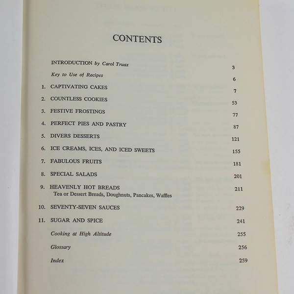 Ladies' Home Journal Dessert Cookbook 1964 Hardcover Worn Dust Jacket