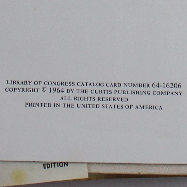 Ladies' Home Journal Dessert Cookbook 1964 Hardcover Worn Dust Jacket