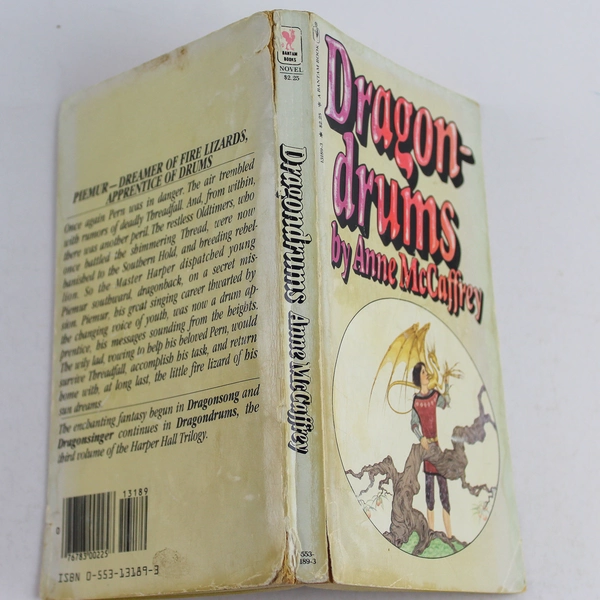 Dragondrums by Anne McCaffrey Harper Hall Trilogy 1979 Bantam PB Good Condition