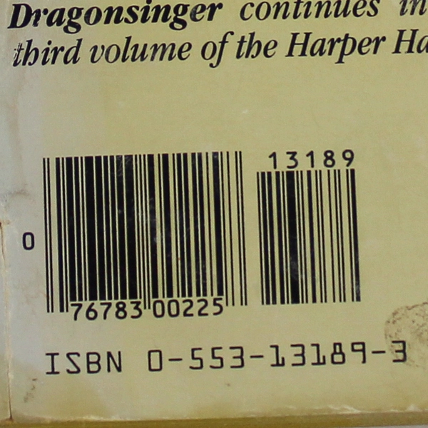 Dragondrums by Anne McCaffrey Harper Hall Trilogy 1979 Bantam PB Good Condition